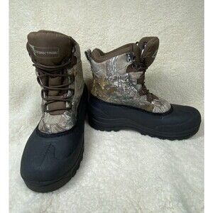 Ozark Trail Hiker Boots Sz 9 Hunting Hiking Thinsulate Camo Realtree Camping